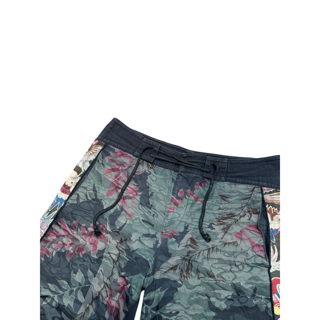 SS 2014 Black Floral Shorts