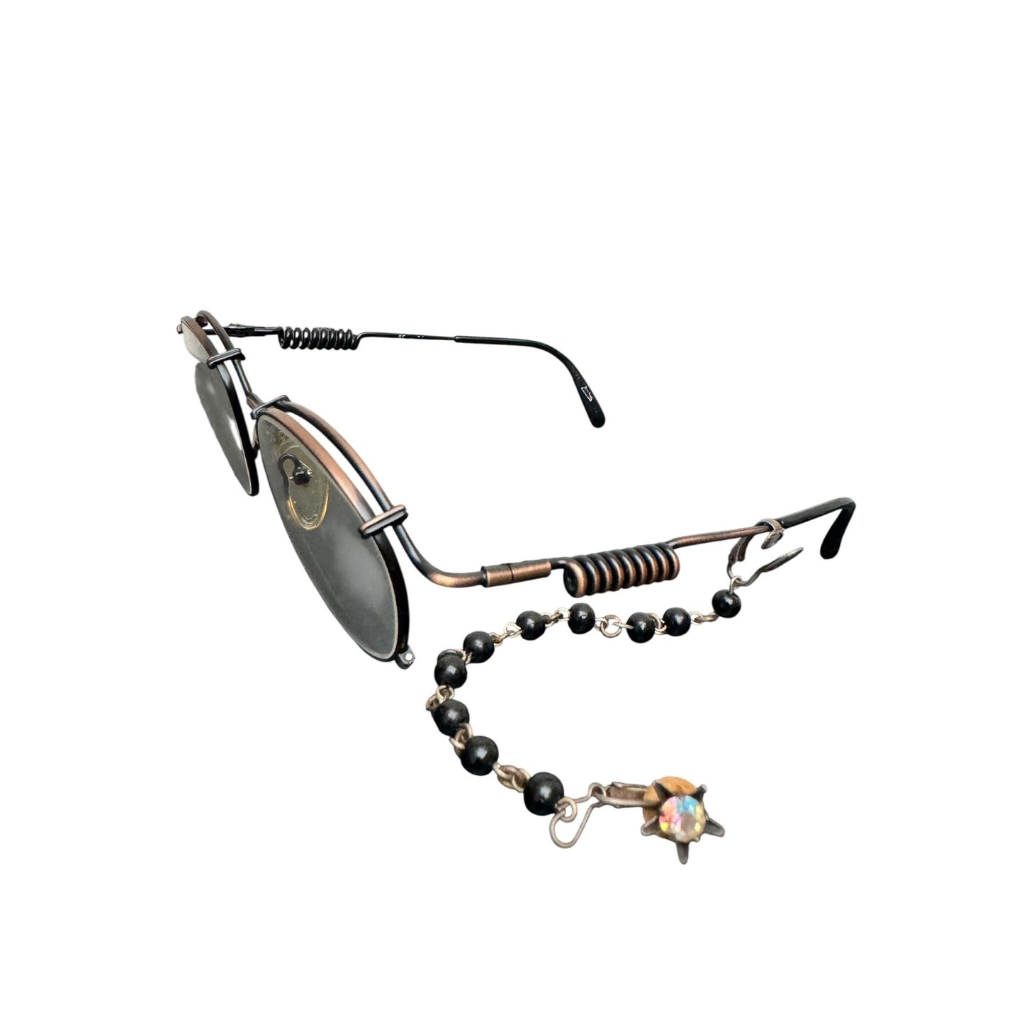 1990s Vintage Steampunk Glasses + Piercing  