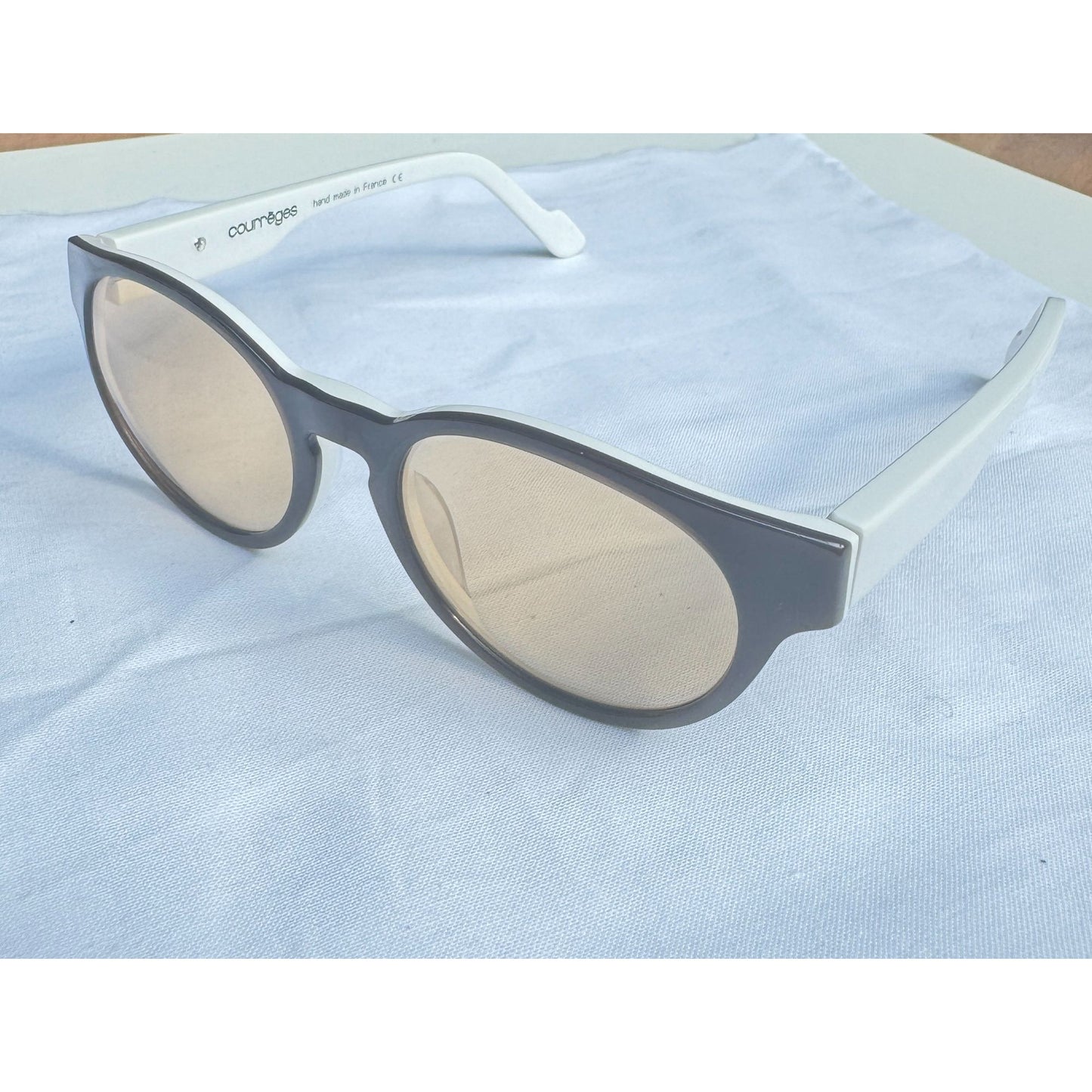 Courreges x Alain Mikli White & Grey Photochromic Glasses
