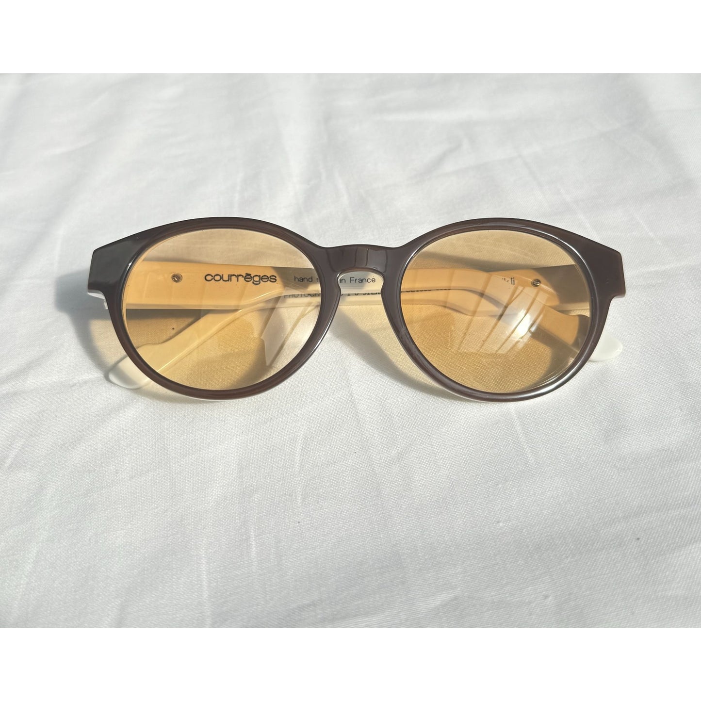 Courreges x Alain Mikli White & Grey Photochromic Glasses