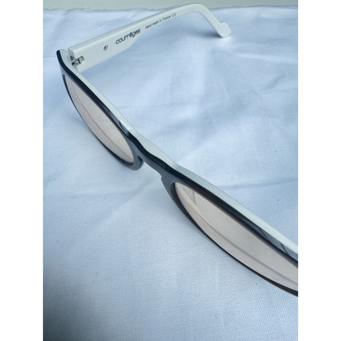 Courreges x Alain Mikli White & Grey Photochromic Glasses