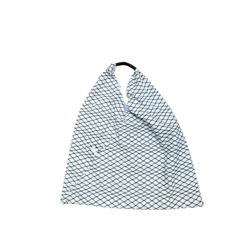 Trompe l’oeil Mesh White Japanese Bag