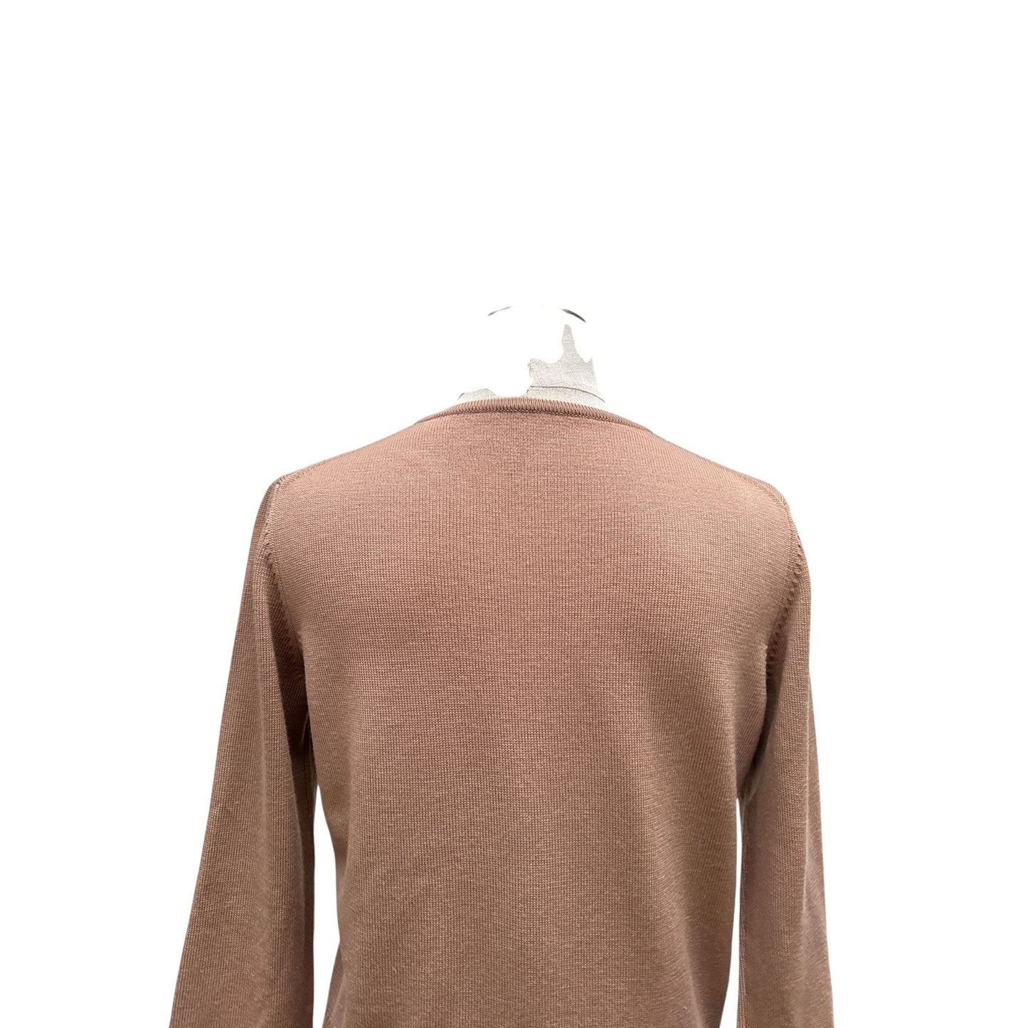 Brown Virgin Wool Cardigan 