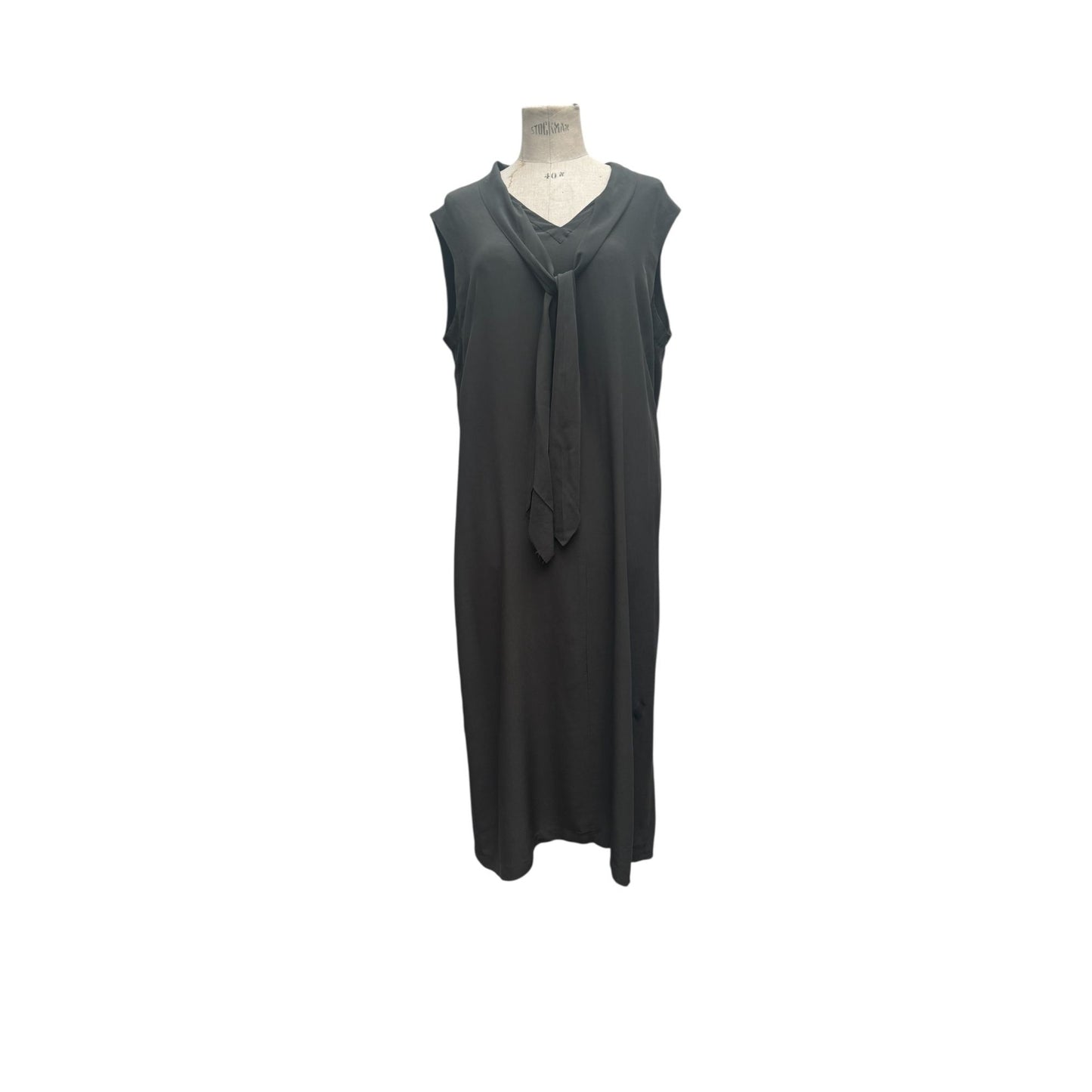 Spring Summer 2000 Silk Dress with Built-in Scarf