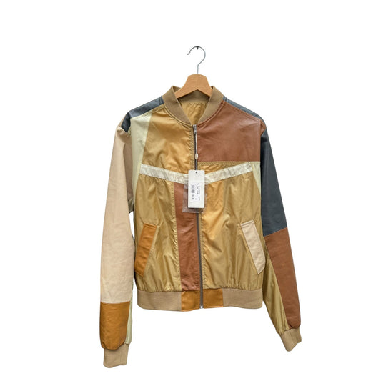 SS 2007 Patchwork Nylon & Leather Jacket