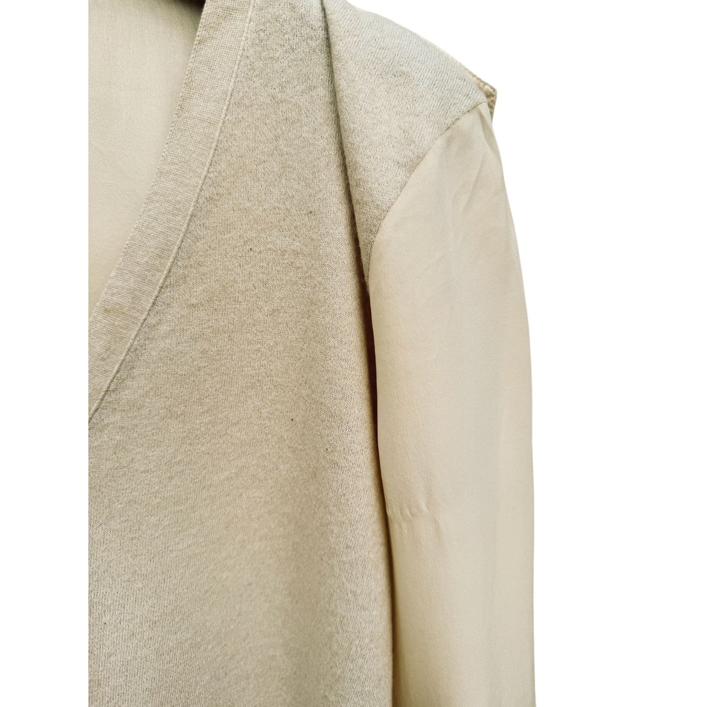 Phoebe Philo SS 2010 Beige Cashmere Cotton Cardigan