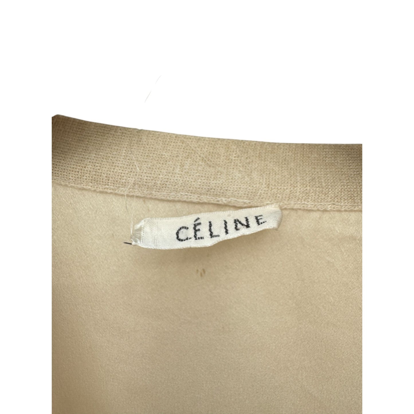 Phoebe Philo SS 2010 Beige Cashmere Cotton Cardigan