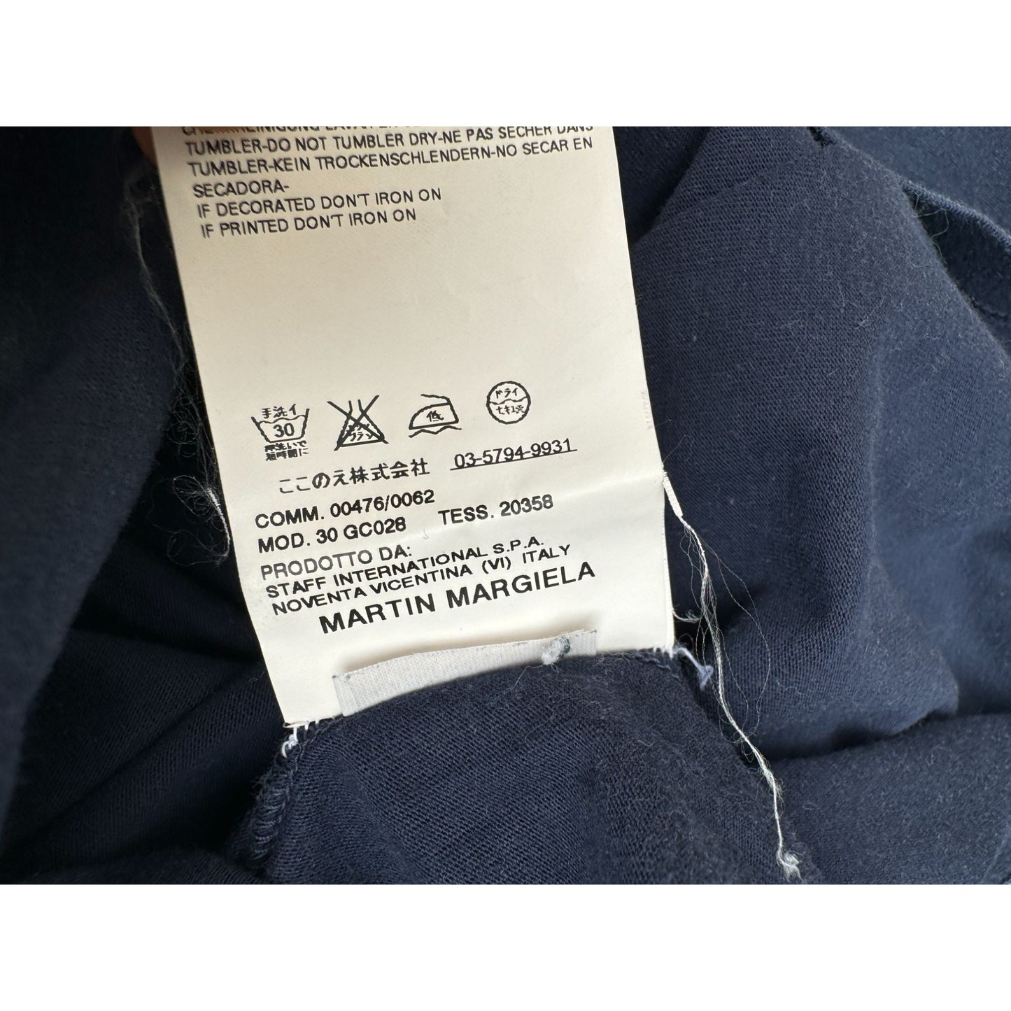 FW 2006 Navy “Middle of the Road” Long Sleeve Top 