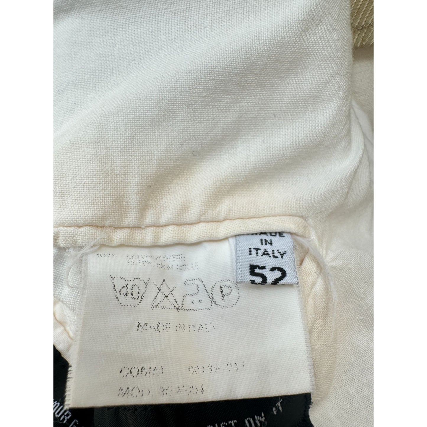 SS 2001 White Cotton Peacoat