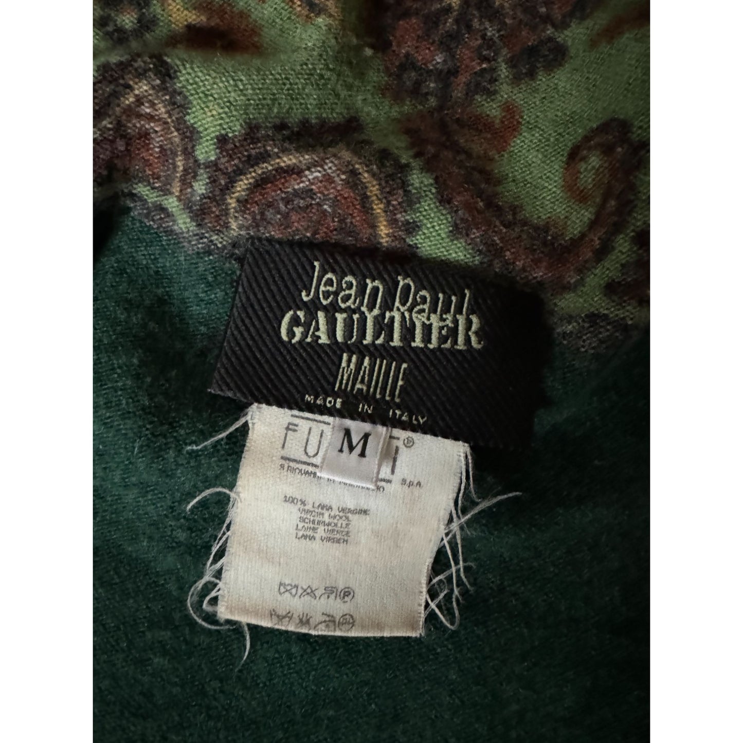 1990s Paisley Patchwork Wool Cardigan