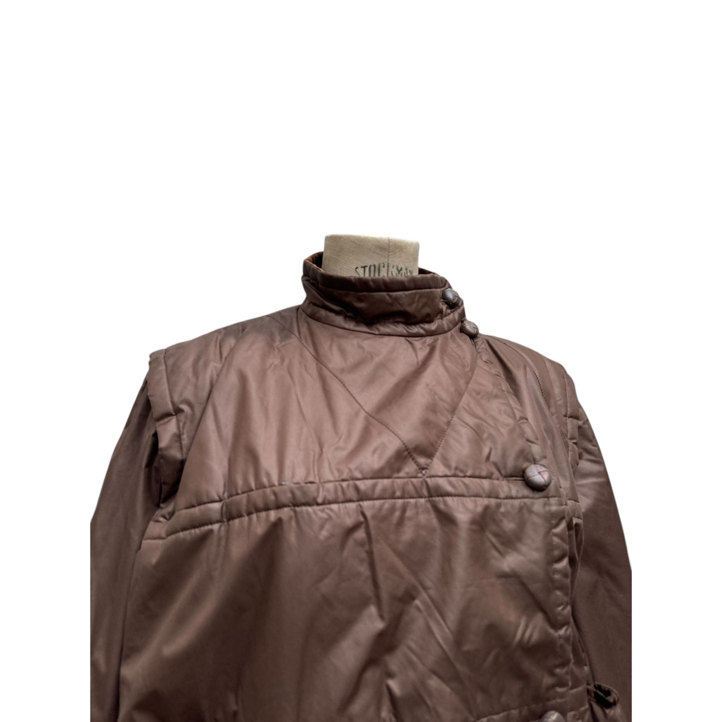 Vintage Brown Nylon Jacket Size L