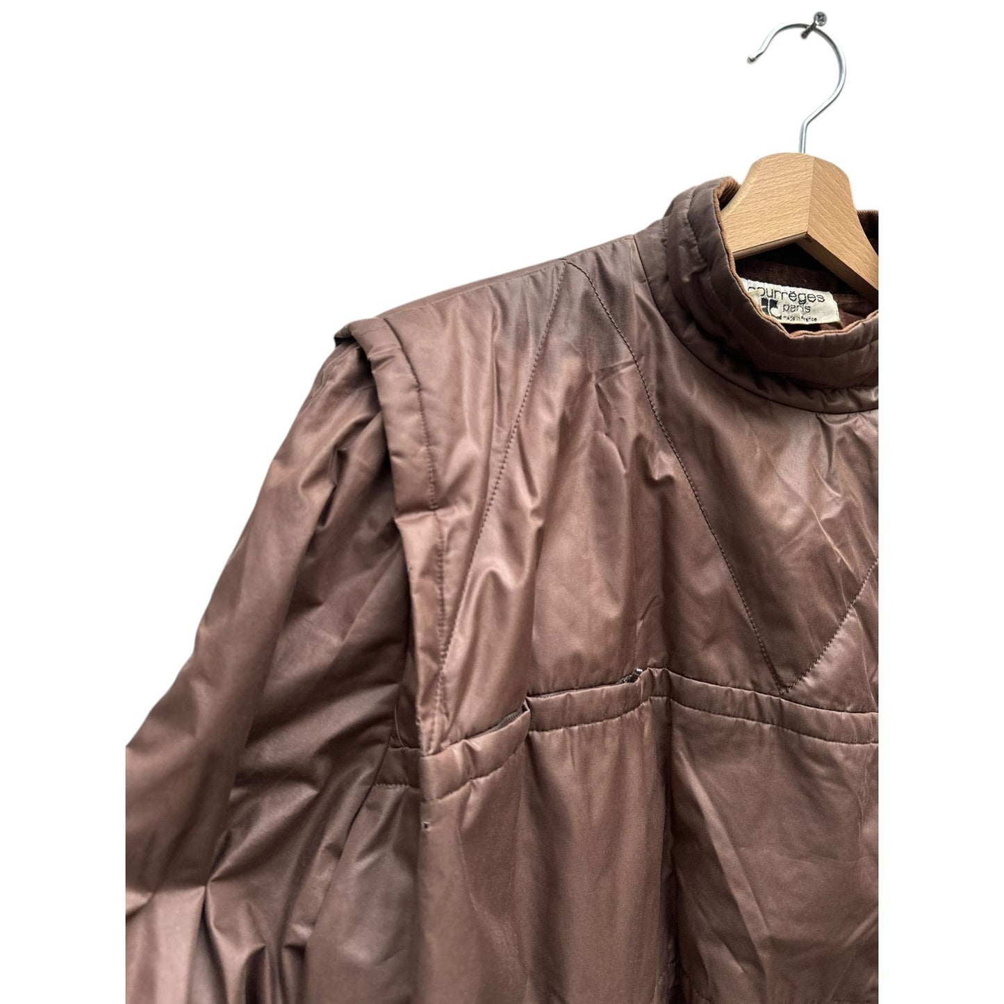 Vintage Brown Nylon Jacket Size L