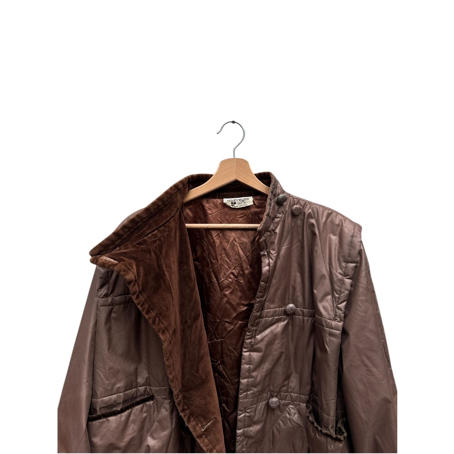 Vintage Brown Nylon Jacket Size L