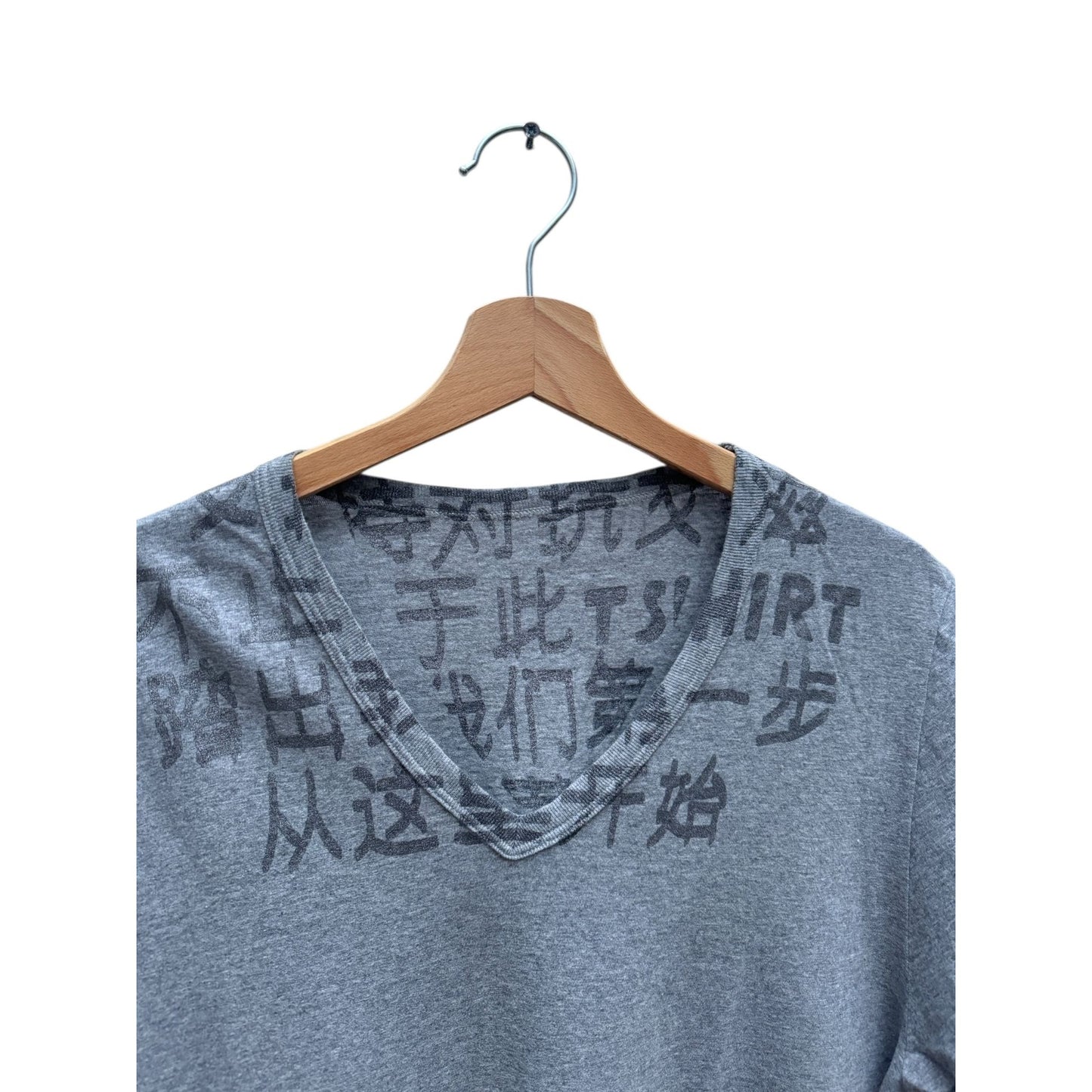 Spring/Summer 2013 Grey Japanese Text T-Shirt 