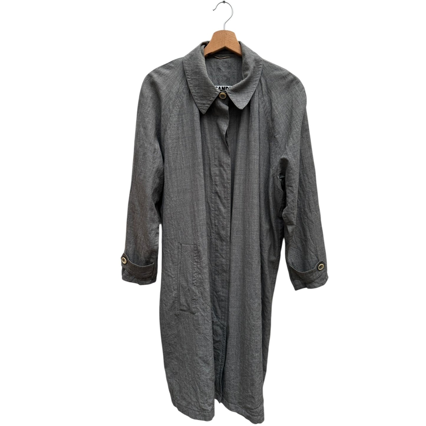 Grey Linen Cotton Coat