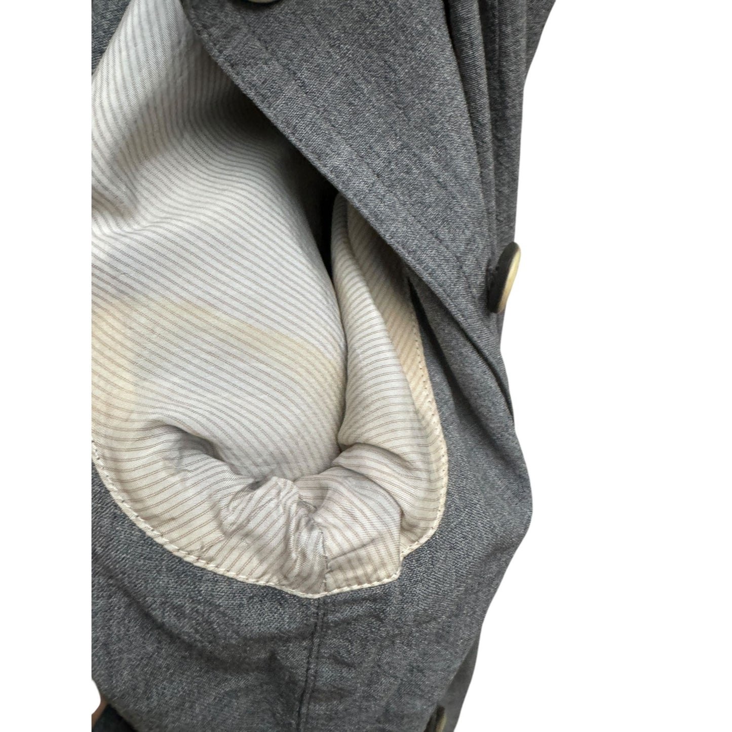 Grey Linen Cotton Coat