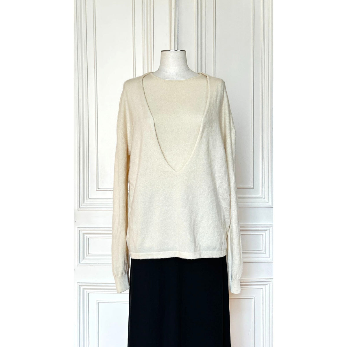 Jean Paul Gaultier Ecru Cashmere Twin Set