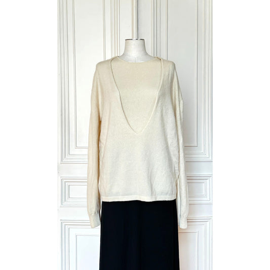 Jean Paul Gaultier Ecru Cashmere Twin Set