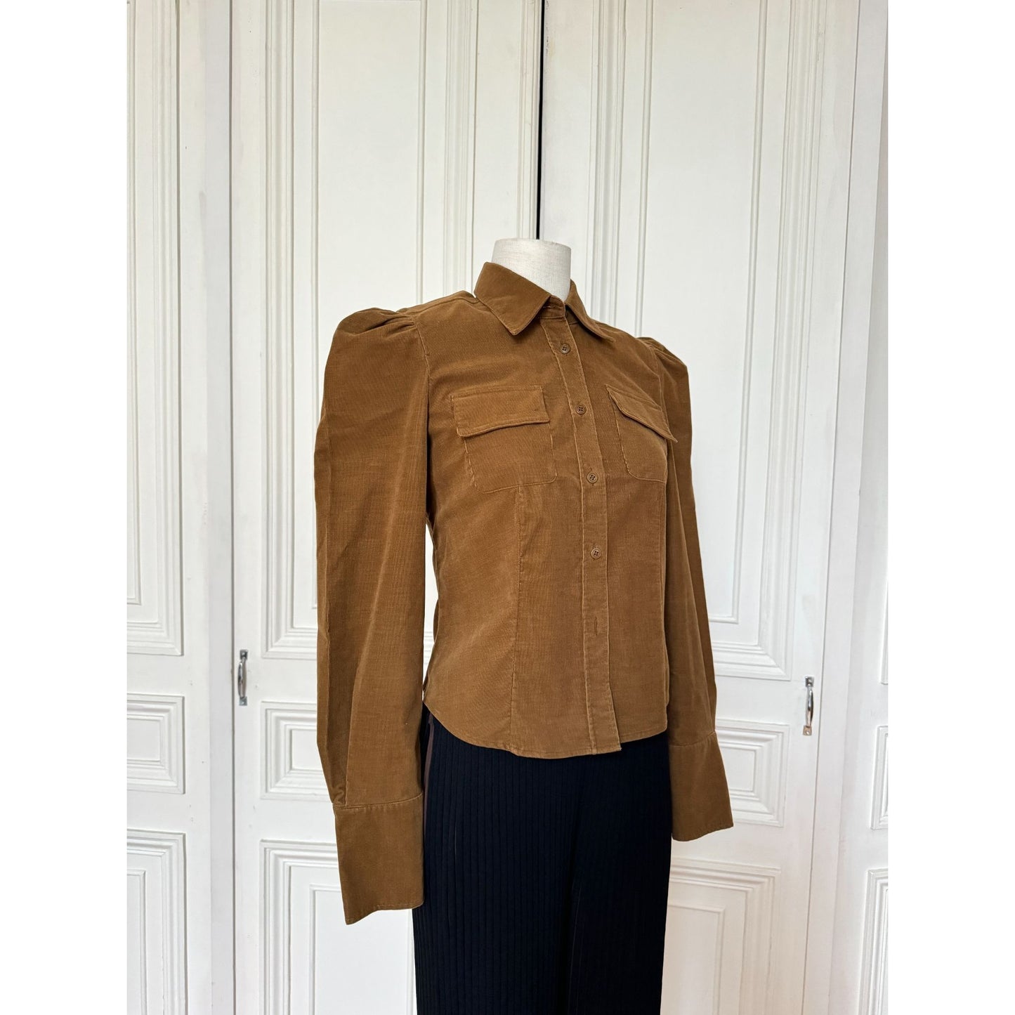Brown Corduroy Overshirt 