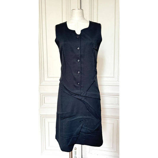Artisanal Black Dress – Fall 2002 Runway 