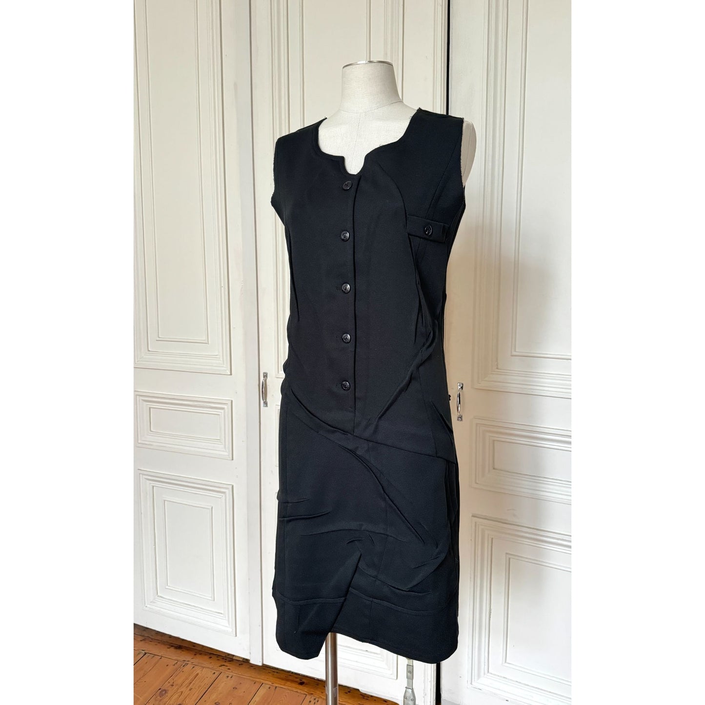 Artisanal Black Dress – Fall 2002 Runway 