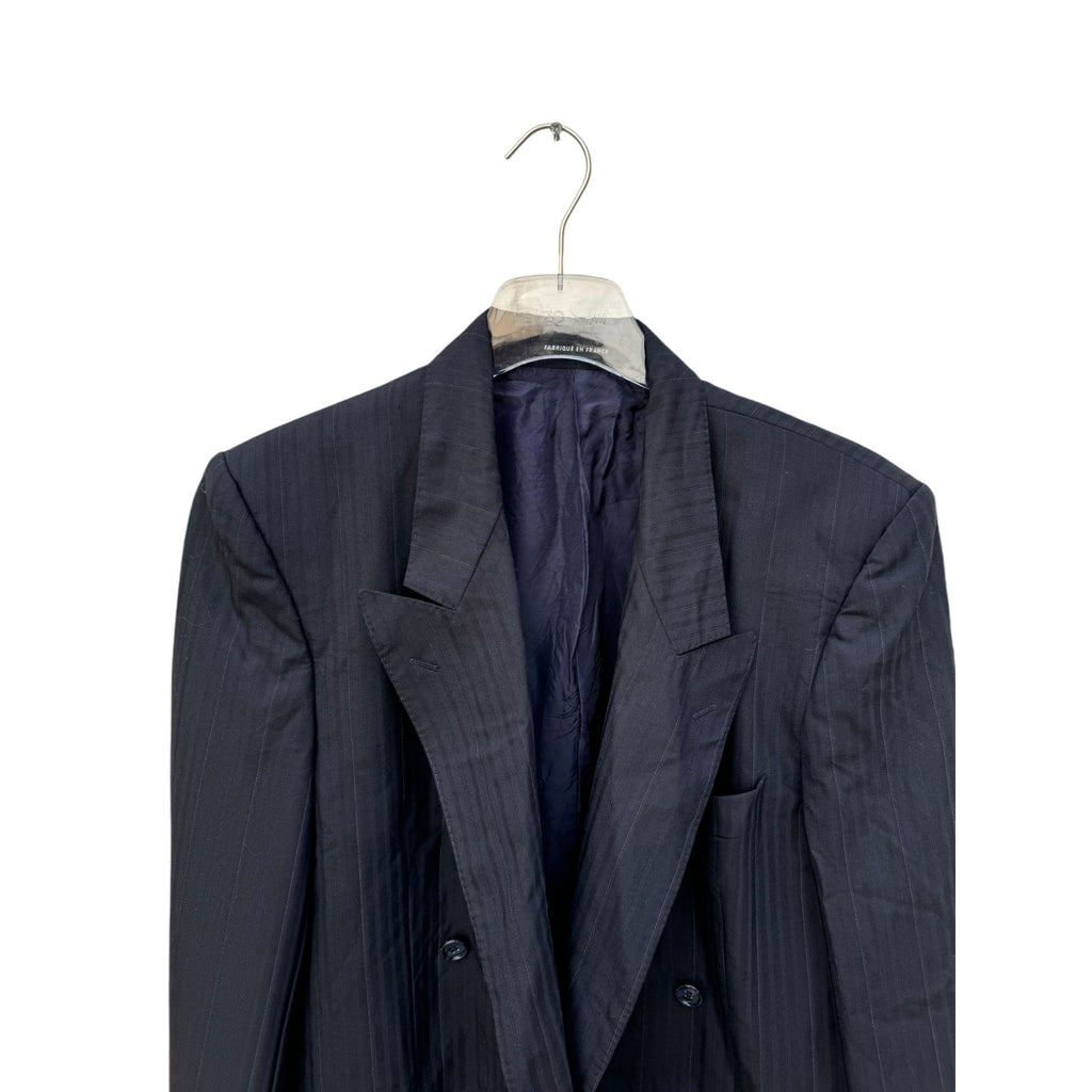 Navy Striped Suit