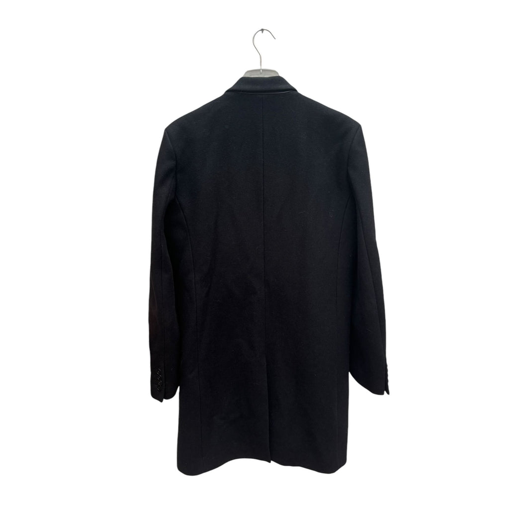 Heavy Melton Wool Black Coat