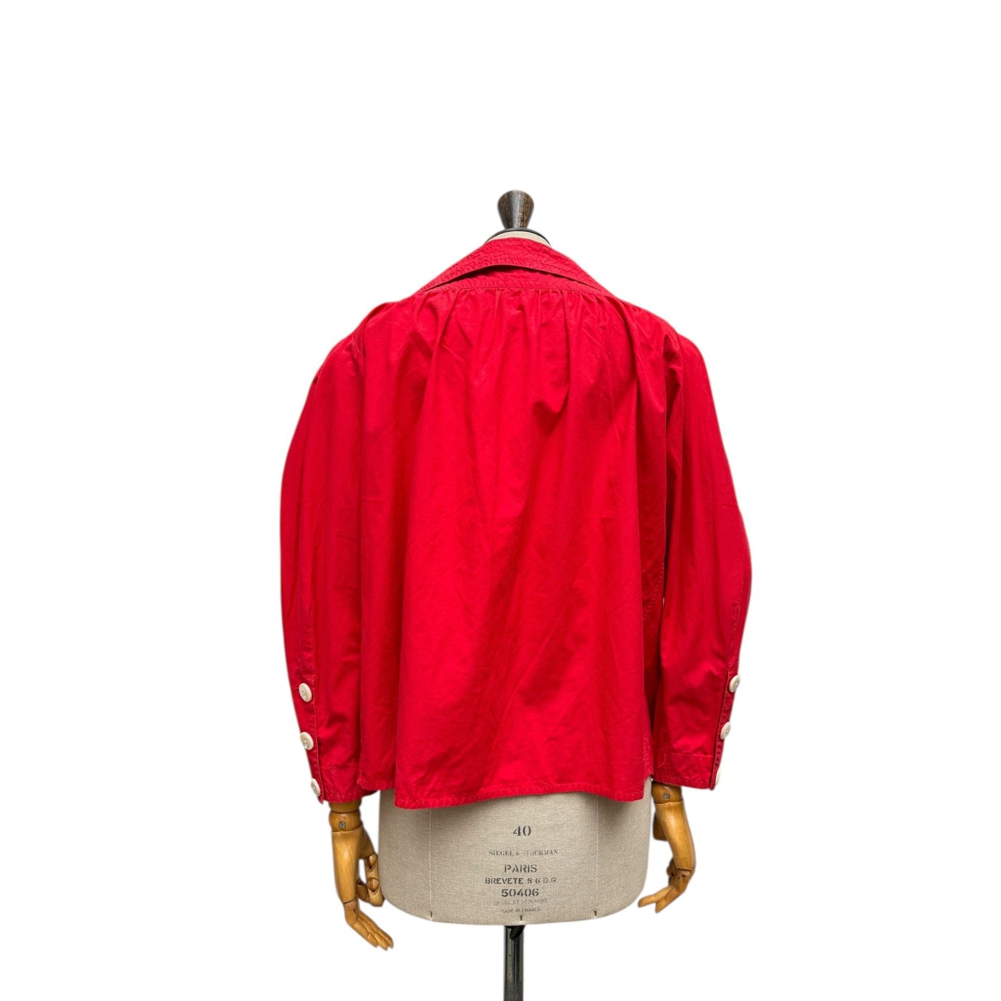 1970s Red Front-Buttoned Shirt
