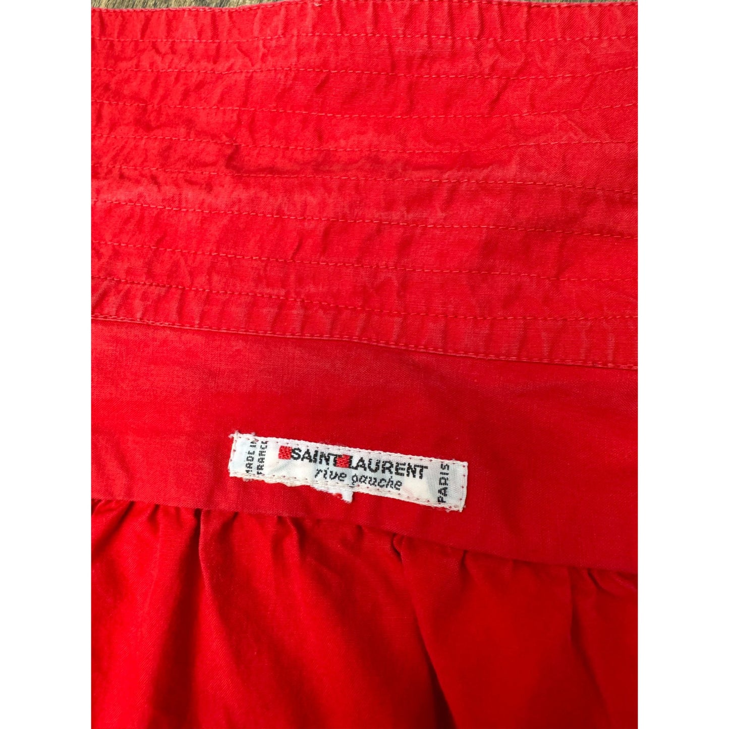 1970s Red Front-Buttoned Shirt