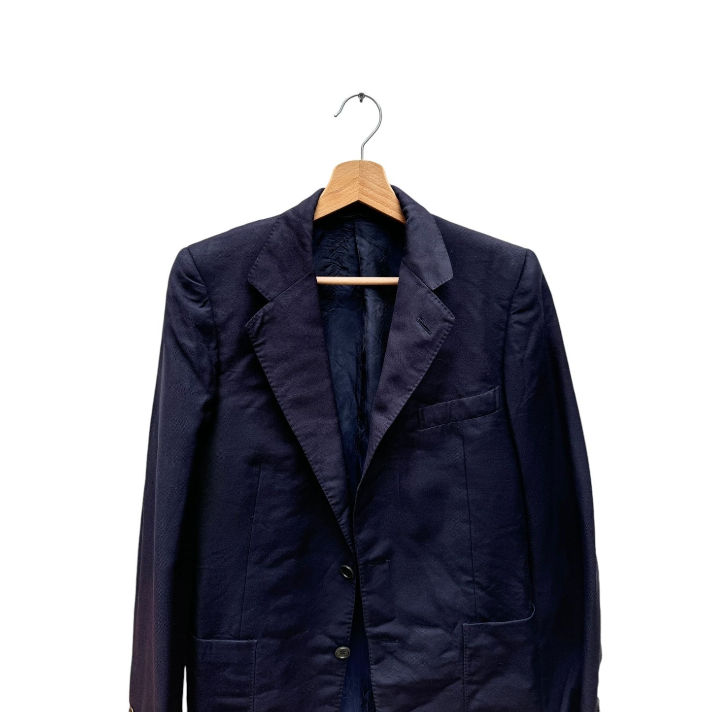 Navy wool blazer jacket