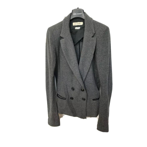 Grey Virgin Wool blazer