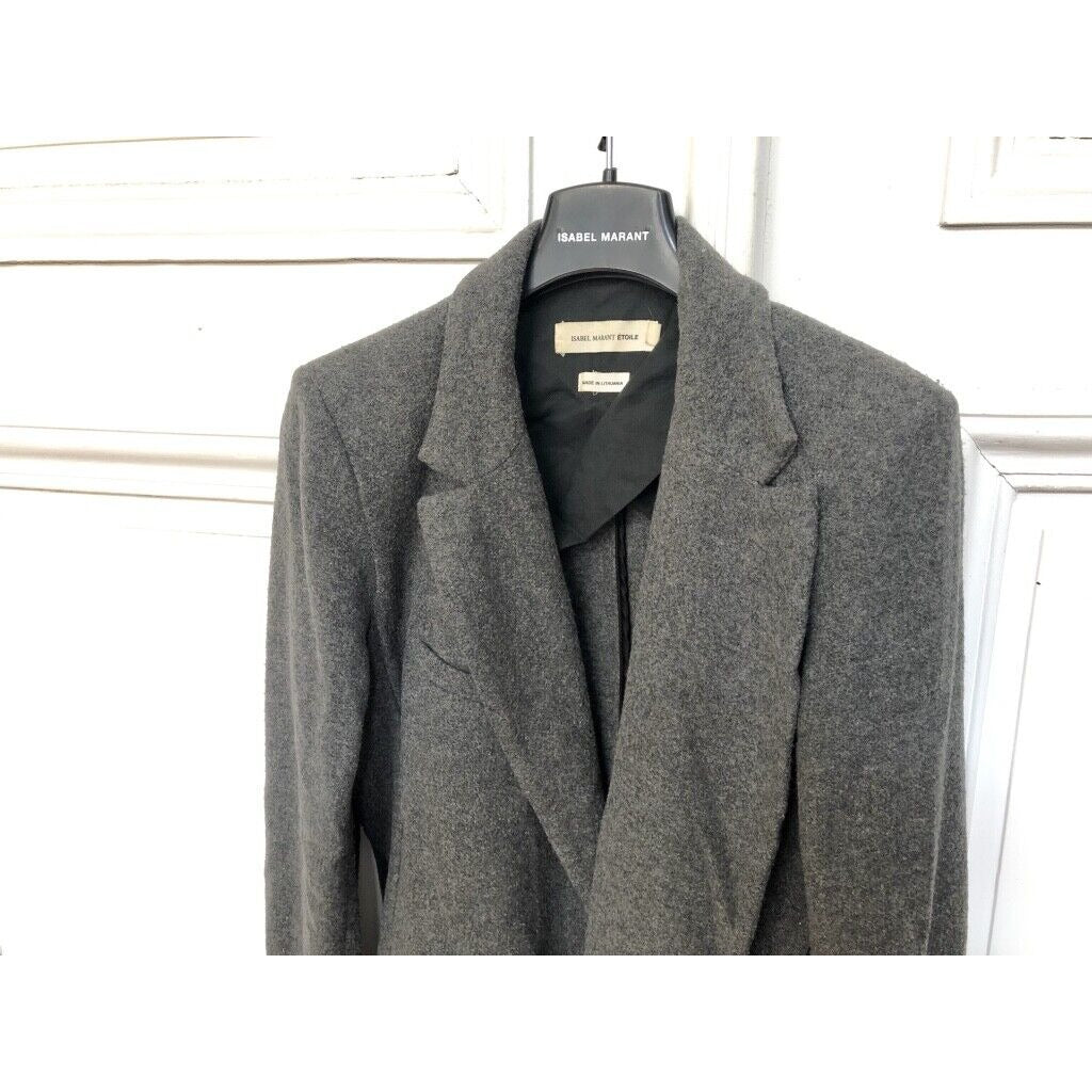 Grey Virgin Wool blazer