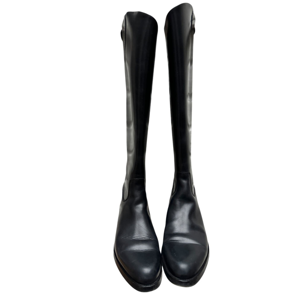 Cavaliere Black Leather High Boots