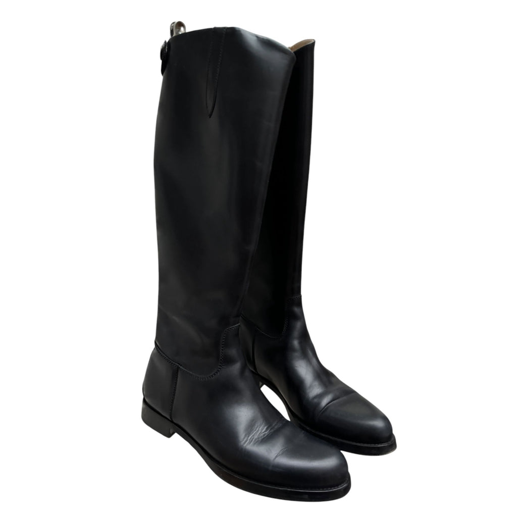 Cavaliere Black Leather High Boots