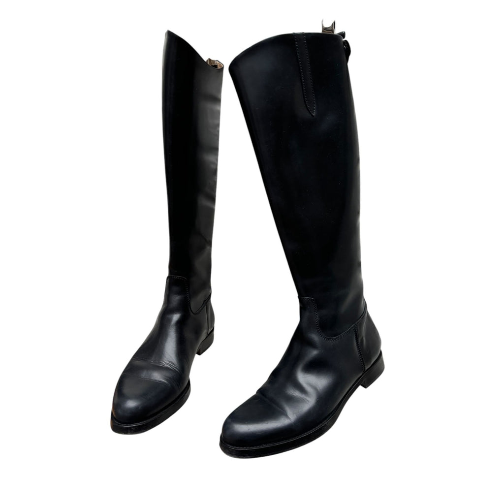 Cavaliere Black Leather High Boots