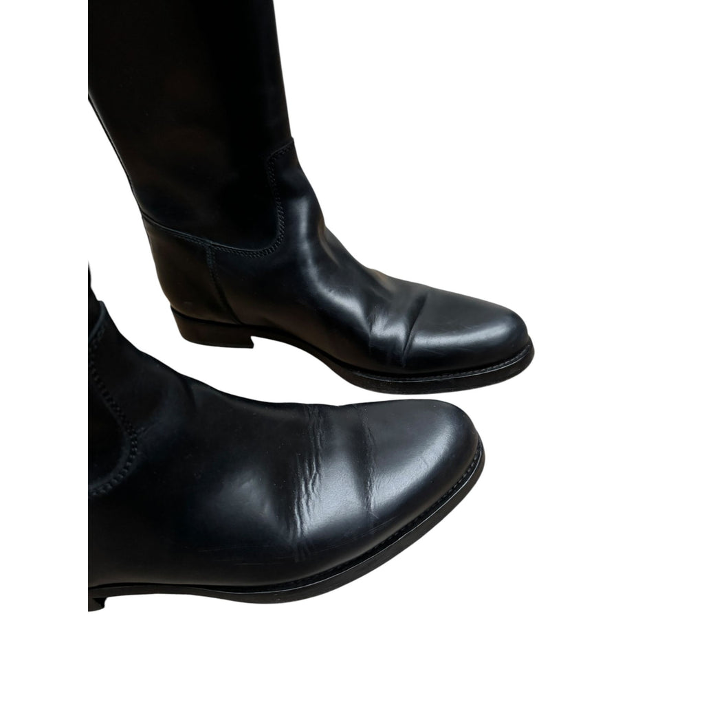 Cavaliere Black Leather High Boots