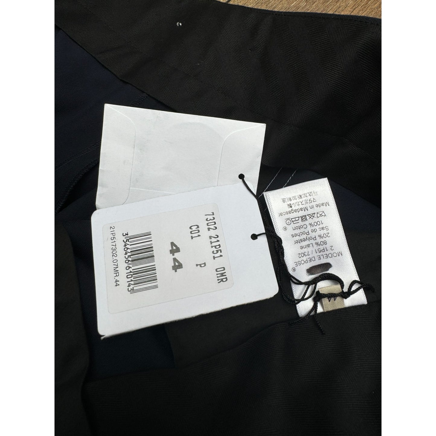 Navy Wool Trousers (Rare Collector Piece)