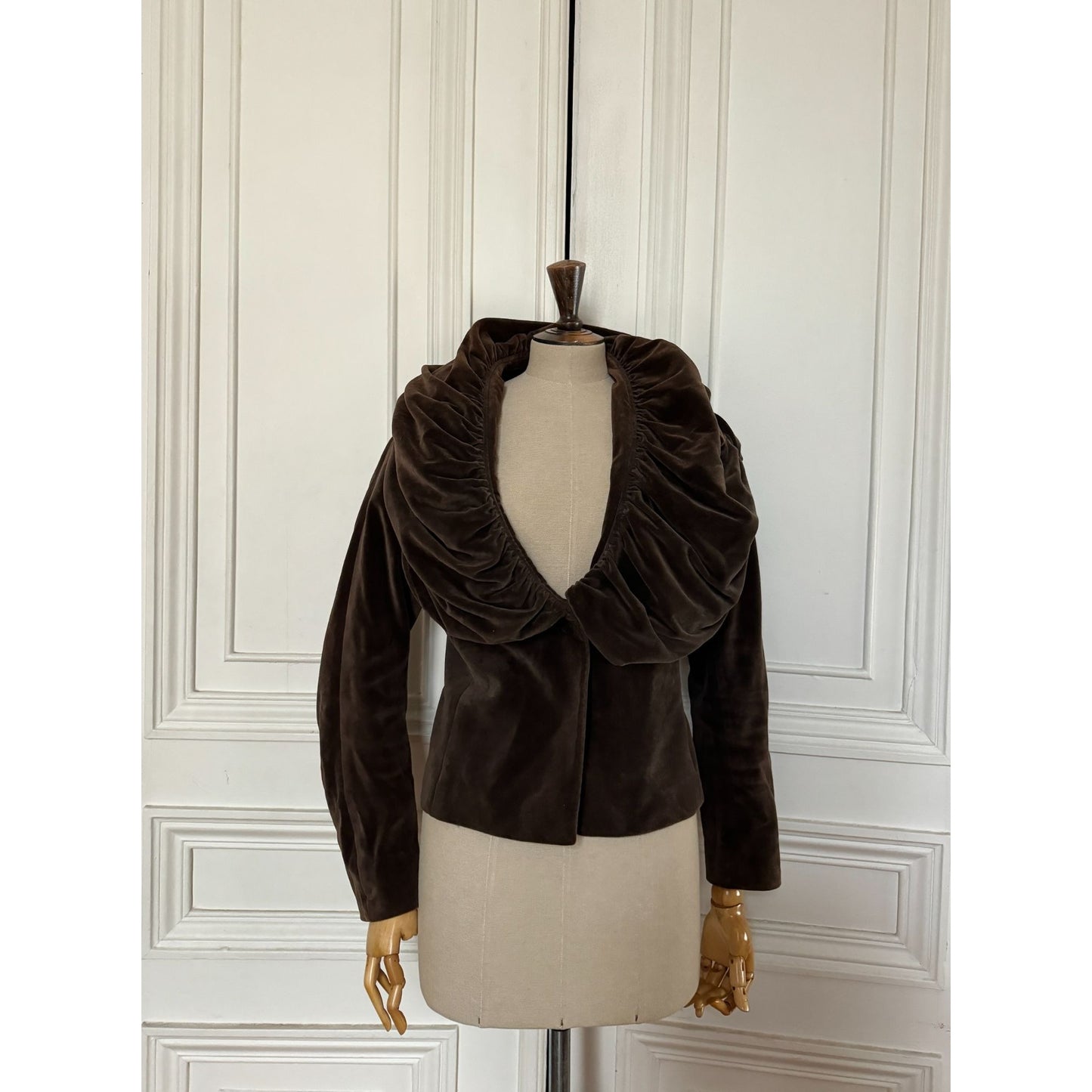 1990s Brown Velvet Jacket