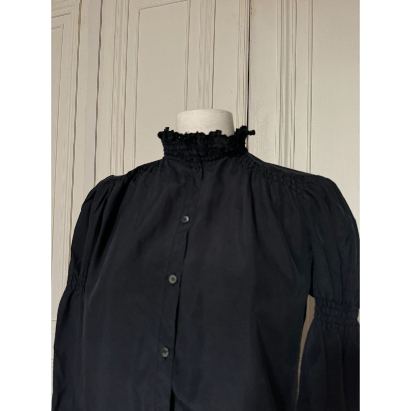 Black Silk Blouse