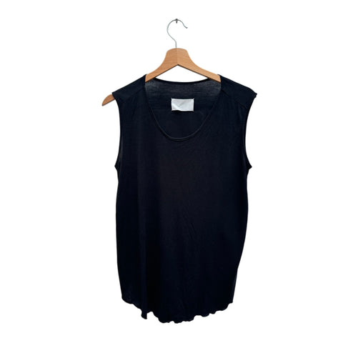 SS 2004 Black Viscose Silk top