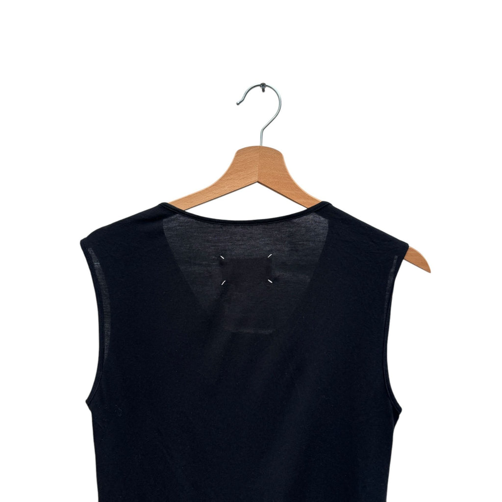 SS 2004 Black Viscose Silk top