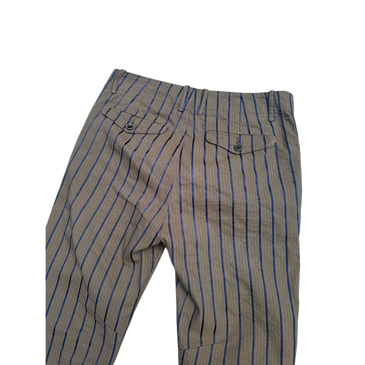 Brown Striped Pants