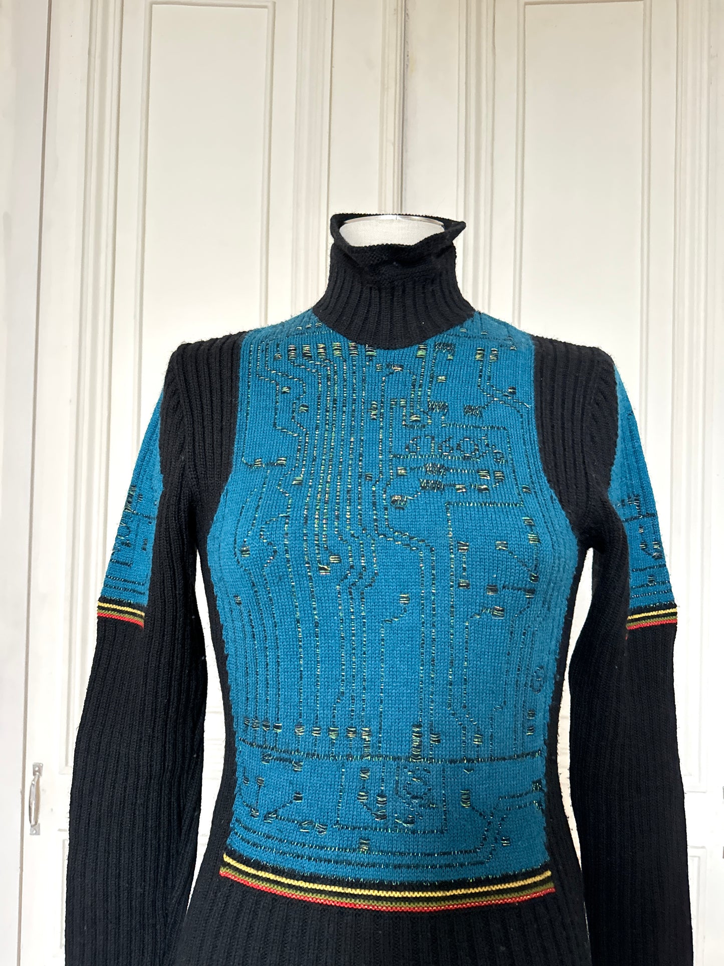 Vintage FW 1995 Motherboard Knit