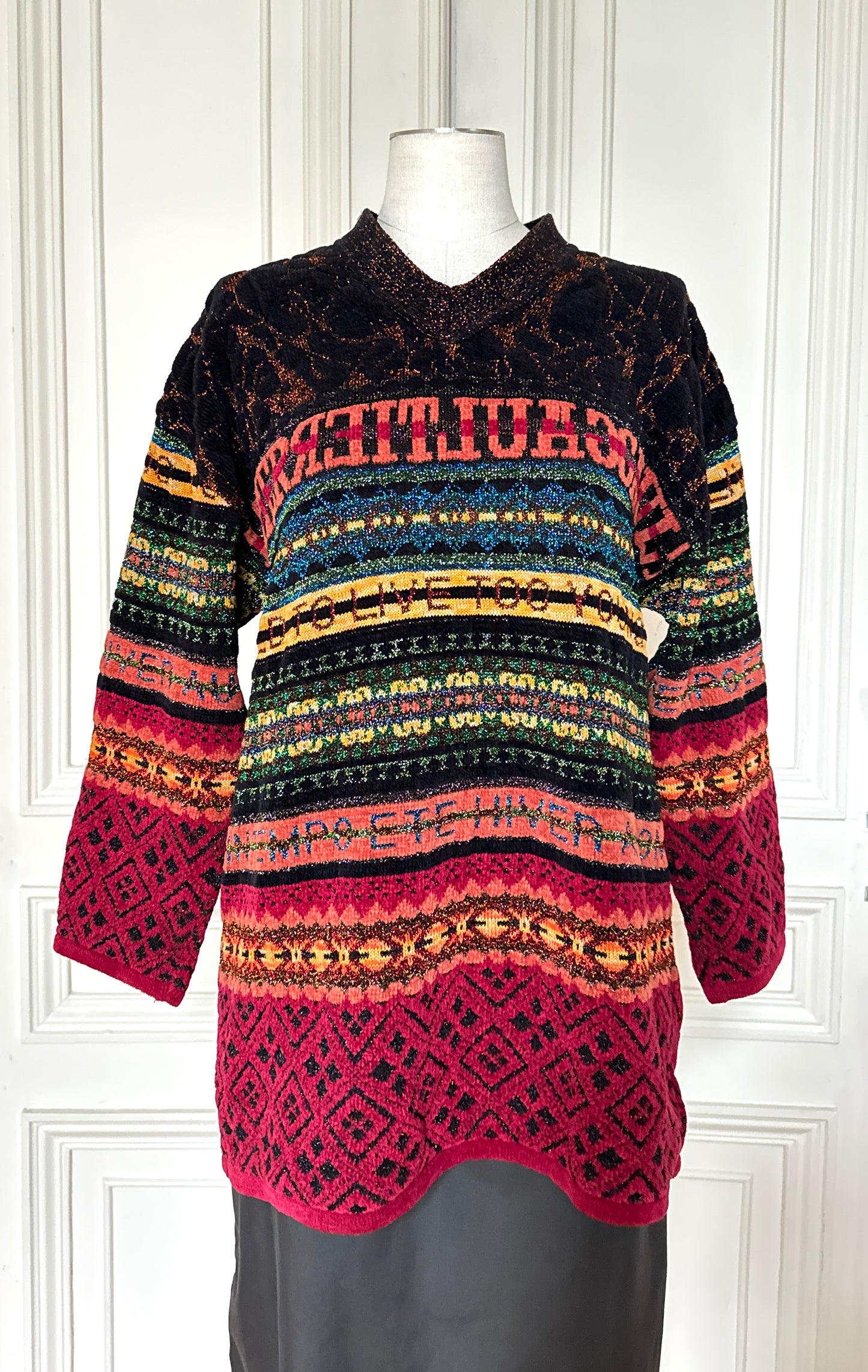 FW 1995 Maille Lurex Multicolor