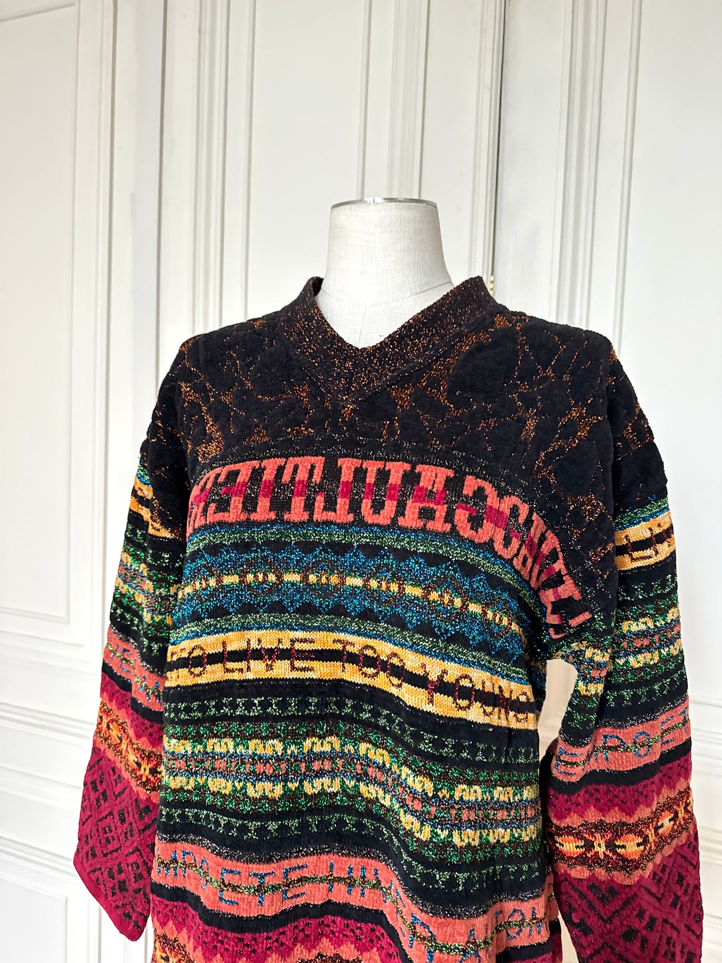 FW 1995 Maille Lurex Multicolor