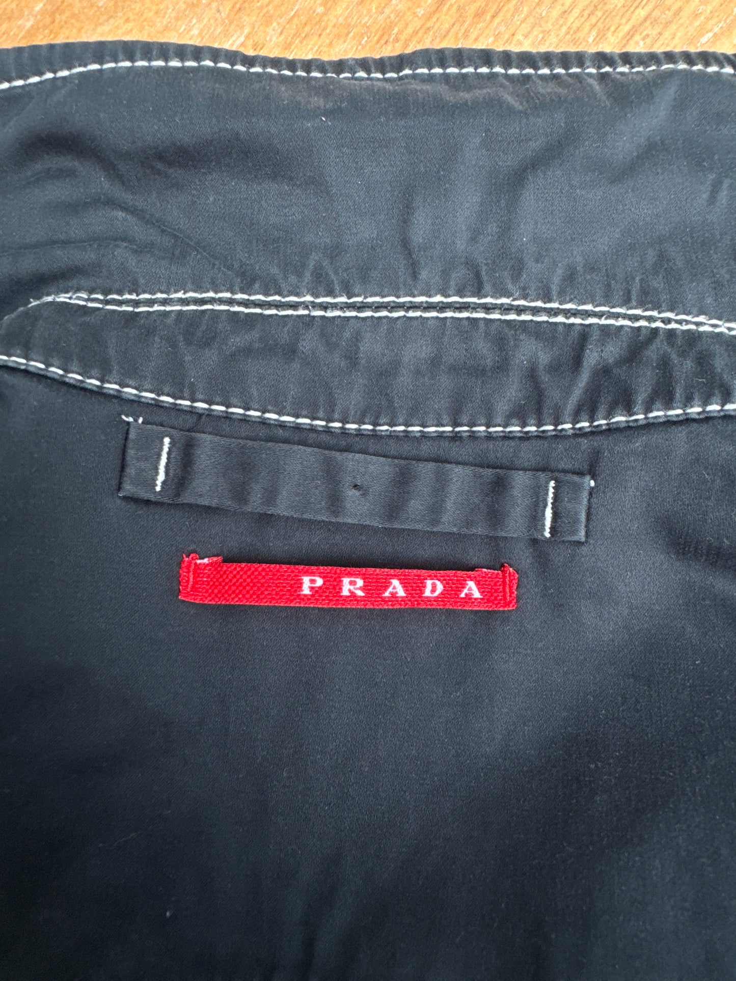 Black Contrast Stitch Jacket