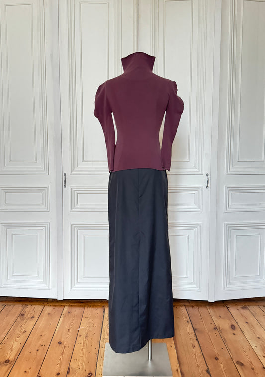 Burgundy Rollneck