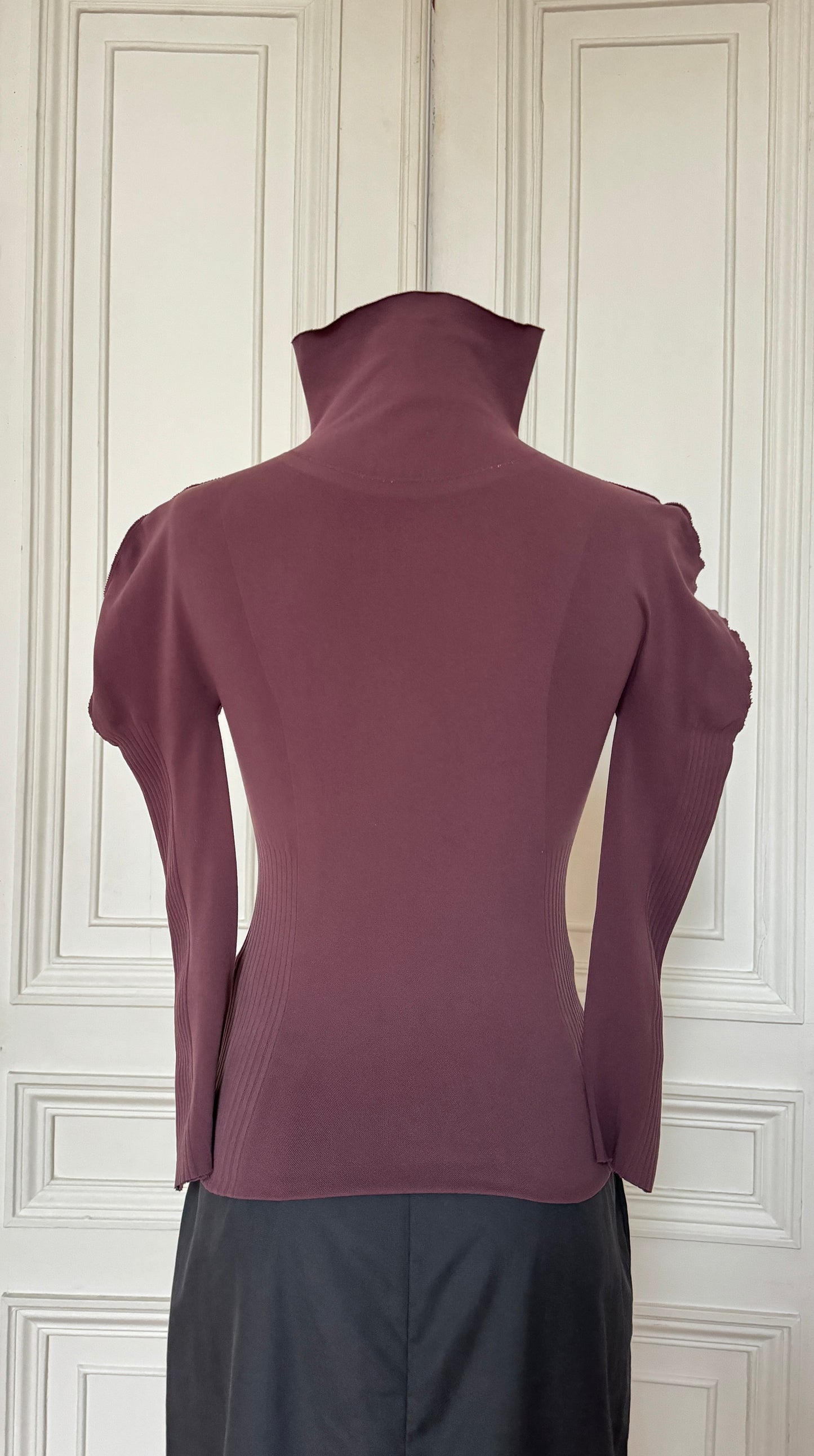 Burgundy Rollneck