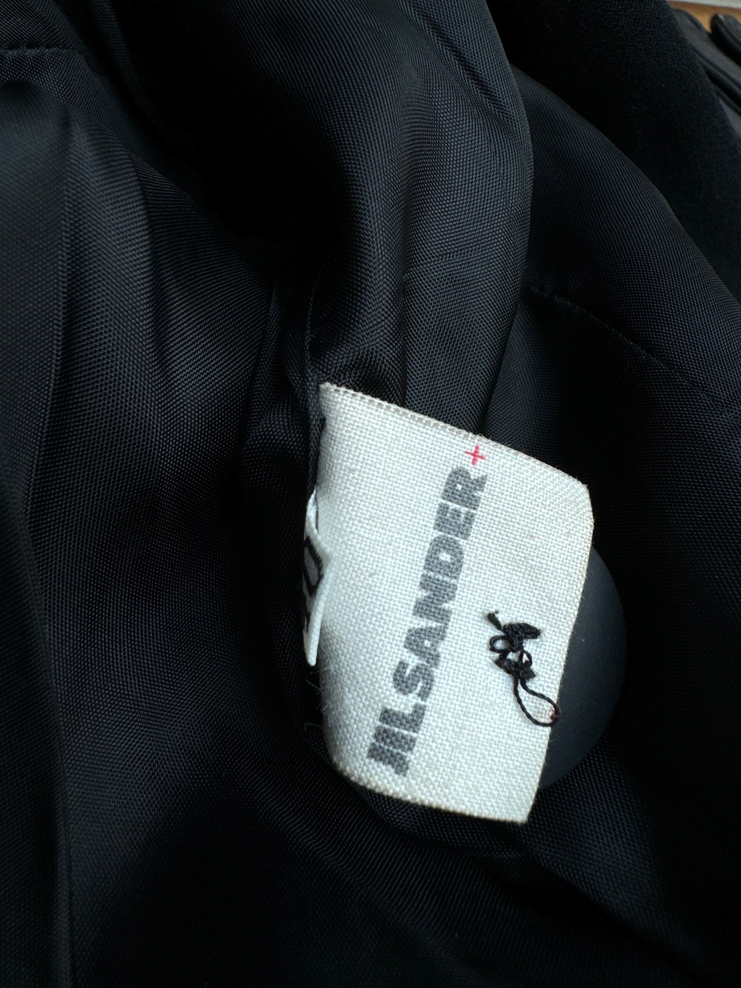 1980s Black Wool Pants Suit Size IT 40 EU 36