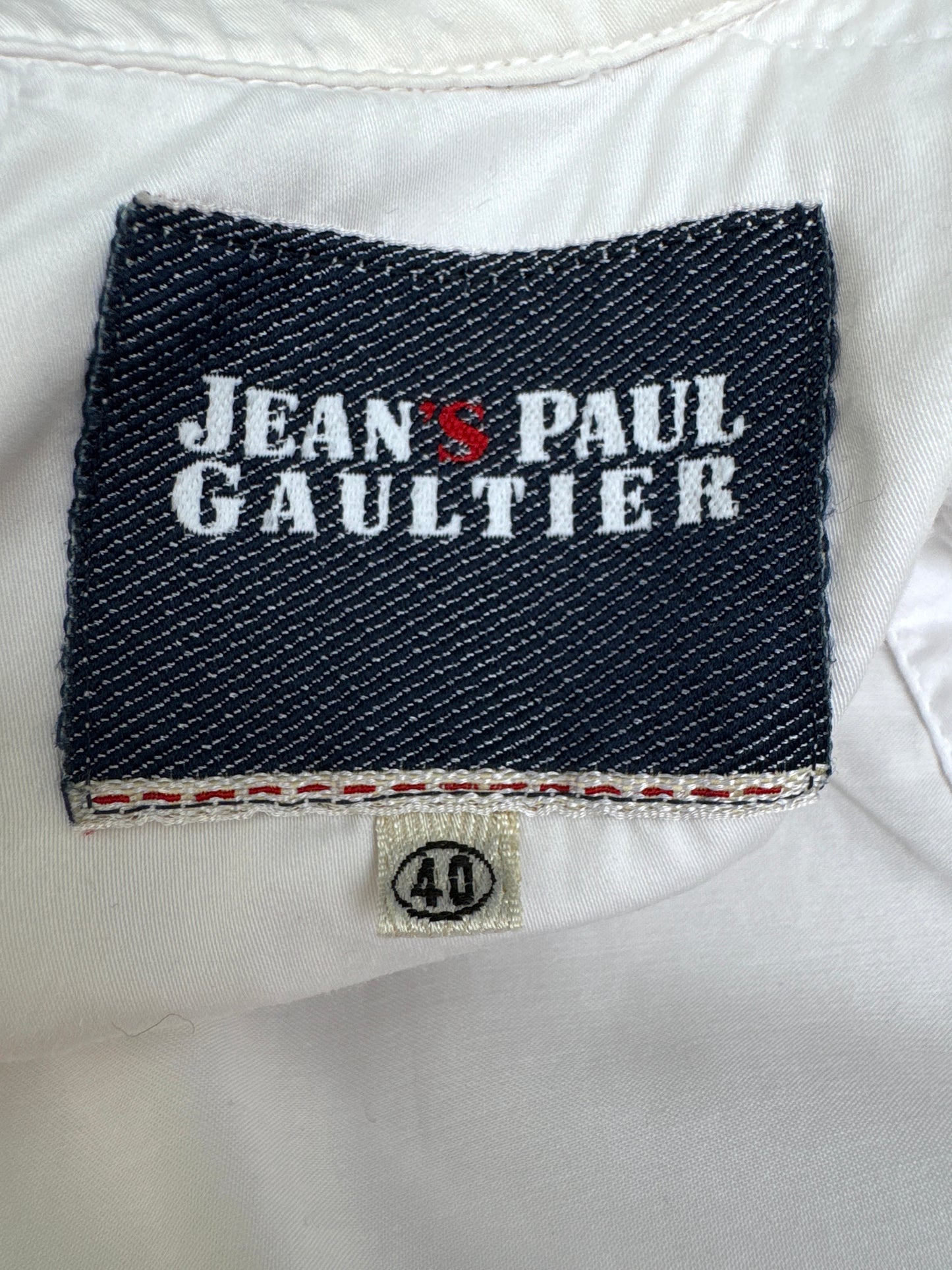 White Cotton Cropped Jacket 